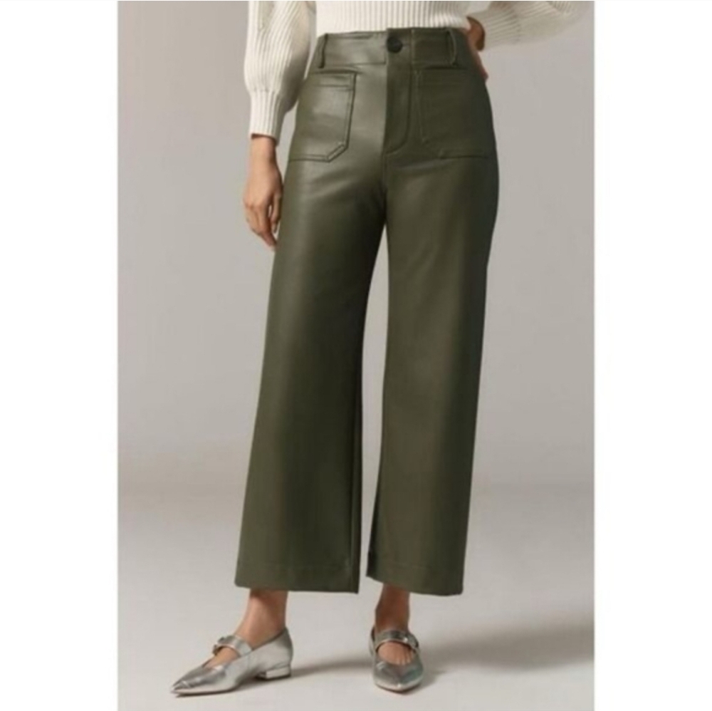 Anthropologie Olive Green Colette Pants